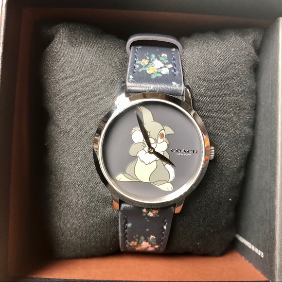 HP 🎉 Disney X Coach Chelsea Watch Thumper Bunny - Picture 8 of 8